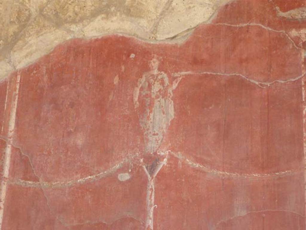 Ins. Or.I.2, Herculaneum. August 2013. Painted figure from upper south wall of ala.
Photo courtesy of Buzz Ferebee.